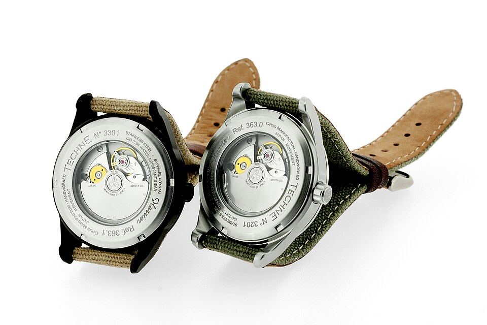 Reloj minimalista con calibre Miyota 9039, sin ventana de fecha