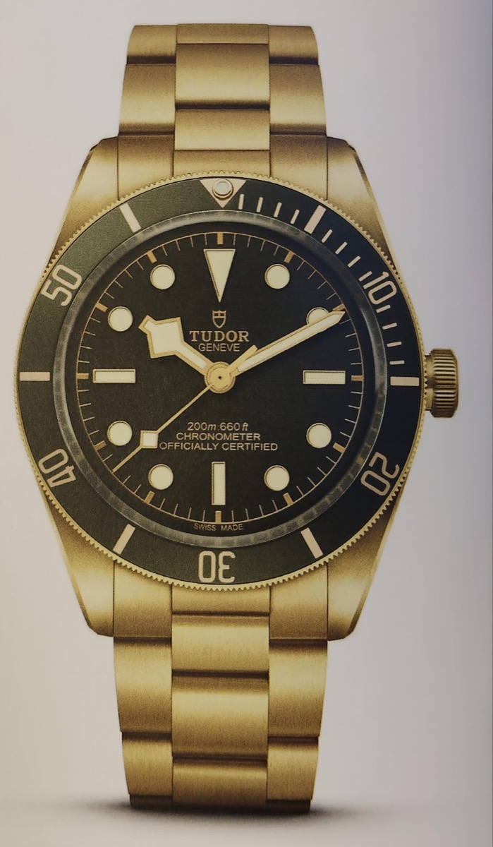 Tudor Black Bay 58 en oro, familia de relojes emparentada con el calibre MT5602